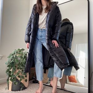 Nasty Gal Long Maxi Puffer Coat